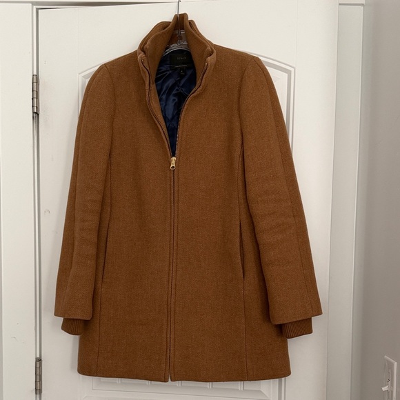 J. Crew Jackets & Blazers - J. Crew Camel Wool Blend Coat